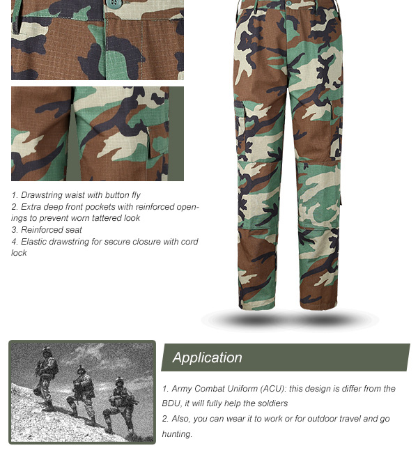 Multi Camo Woodland Military Combat Uniform,Design Your Own Military Uniform