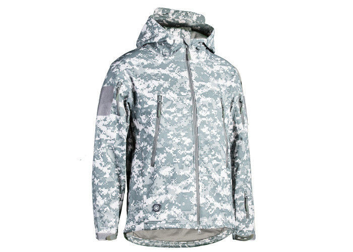 Military Style Acu Tactical Fleece Jacket Windbreaker Jacket And