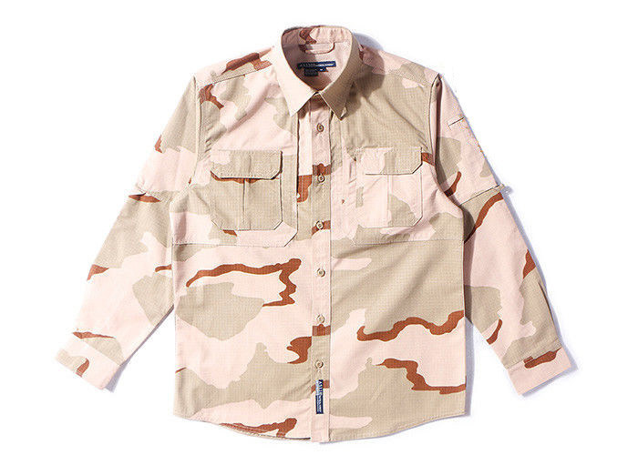 3 Color Desert Combat Tactical Shirt 