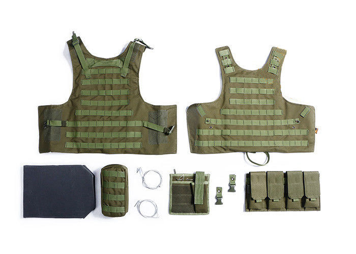 Military Tactical Vest With Two Pistol Pouch , Tactical Vest Carrier
