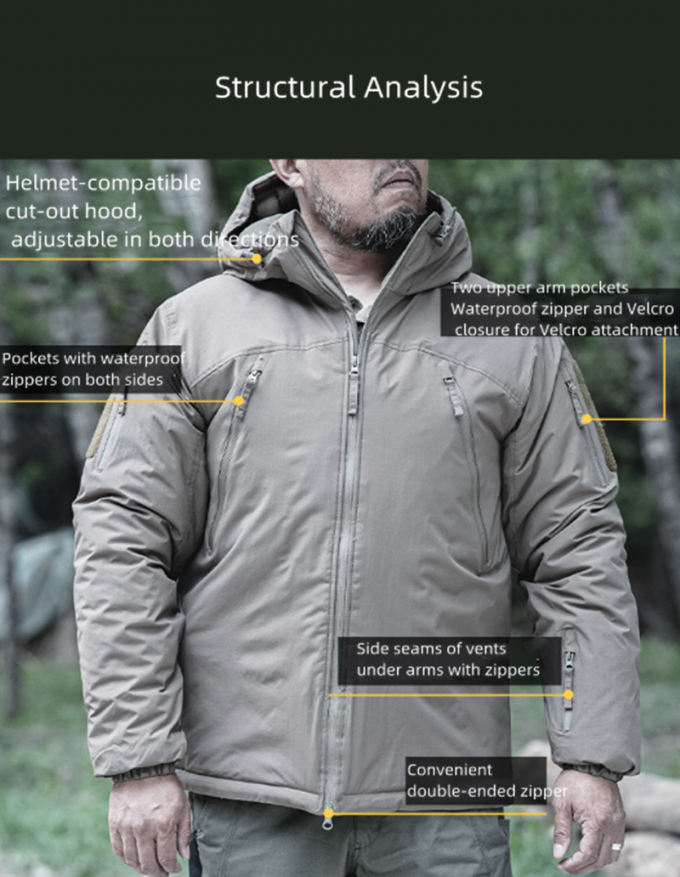 Winter American Heavy Duty Cotton Tactical Camouflage Suit Polarized ...