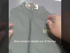 100% Polyester Thermal Military Combat Uniform Underwear Set Square Grid Shake Grain