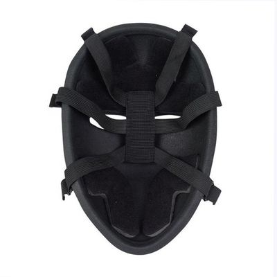 NIJ IIIA Bulletproof Face Mask Full Face PE Aramid For Safety Protection