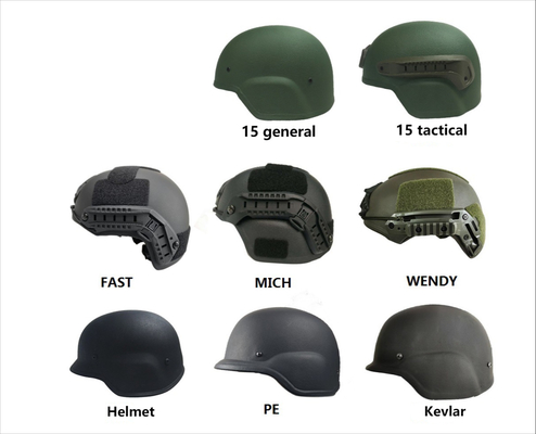 NIJ IIIA Military Ballistic Armor Lightweight Fast Bulletproof Kevlar Army Bulletproof Helmet