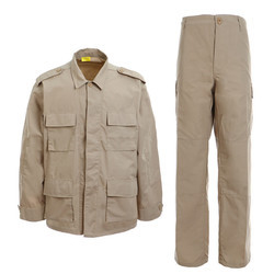 Flame Retardant Camouflage BDU Military Uniform 210-220gsm Fabric