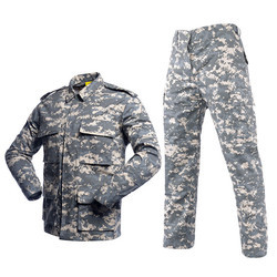 Flame Retardant Camouflage BDU Military Uniform 210-220gsm Fabric