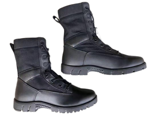 Shockproof Tactical Military Leather Boot Antibacterial Moisture Proof Army Training Boots