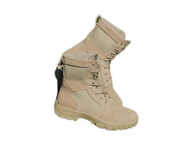 Khaki Winter Waterproof Tactical Men Boots High Wear Durability Anti Slip Anti Cold