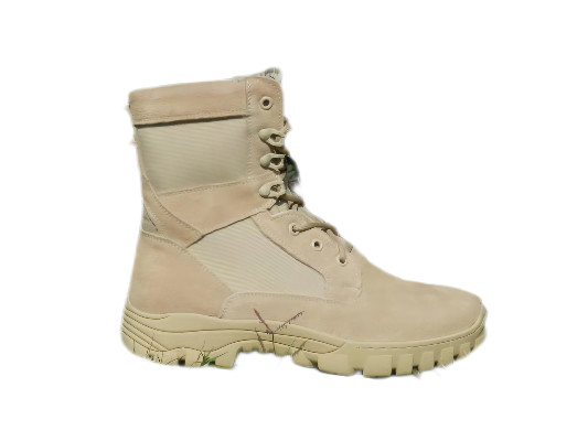 Khaki Winter Waterproof Tactical Men Boots High Wear Durability Anti Slip Anti Cold