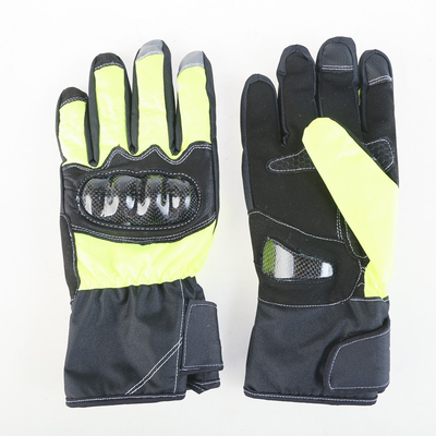Padded Thickening Traffic Reflective Gloves Long Warm Waterproof