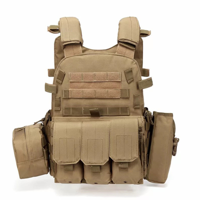 600D MOLLE Tactical Vest Camouflage Nylon Multi Functional 1.1kg