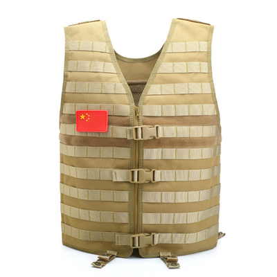 Multifunctional Military Tactical Vest Equipment 100% Polyester Camo Tactical Vest