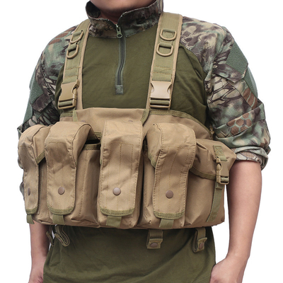 Nylon Polyester AK Tactical Vest Camouflage Interior Compartment