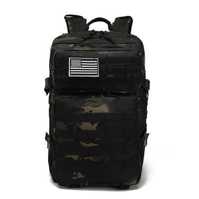 900D Oxford Molle System Backpack 42L Camouflage Military Black Backpack