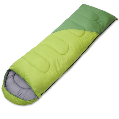 Cotton Spliced Military Camping Gear Travel 190T Polyester Envelope Sleeping Bag