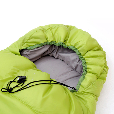 Cotton Spliced Military Camping Gear Travel 190T Polyester Envelope Sleeping Bag