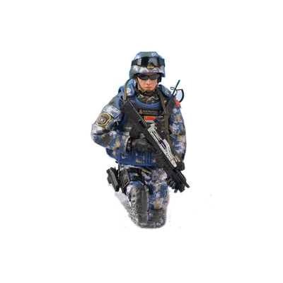 1/6 Model Toy Soldiers Finely Sculpted With Embroidered Tactical Badge