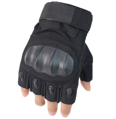 Tactical Half Finger Waterproof Riding Gloves Microfiber Army Green