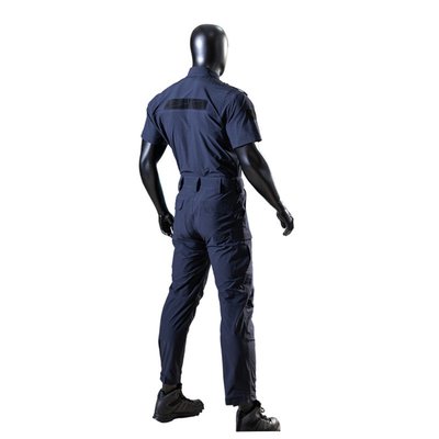 Security Guard Military Navy Blue Combat Uniform 92% Nylon 8% Spandex