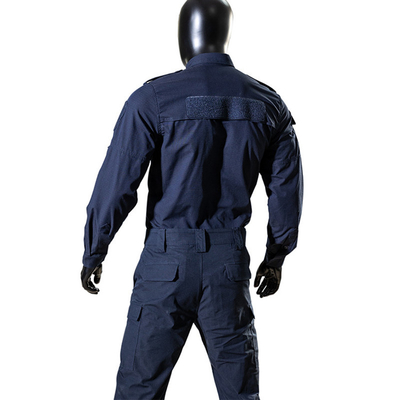 OEM Breathable Navy Combat Uniform Unisex Tear Resistant Spring Autumn Training