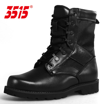 Wear Resistant Cowhide Military Combat Boots Lightweight Under Armour Combat Boots