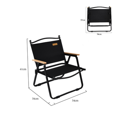 Lounge Kermit Outdoor Folding Chair 600D Oxford Fabric Camping Large Load Bearing