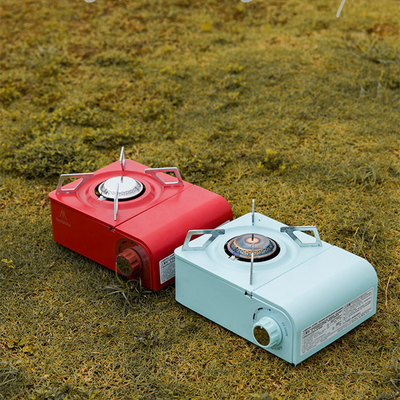 Picnic Camping Portable Butane Gas Stove 2.5kw Red Light Blue