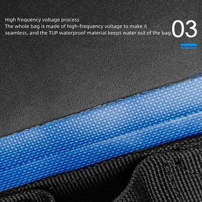 PVC Solar Outdoor Shower Water Bag Blue Black 20L 26*18*62cm