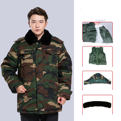 165-190 Cold Proof Camo Winter Jacket Removable Liner Waterproof Jacket