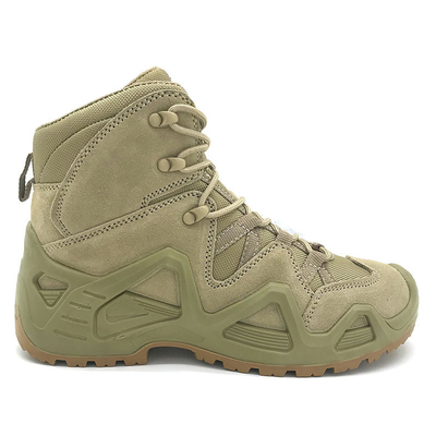 Combat Waterproof Leather Boots For Men Army Green Khaki