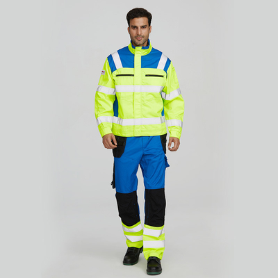 Work Safety Clothing Jacket And Pants Workwear Sets Reflective
