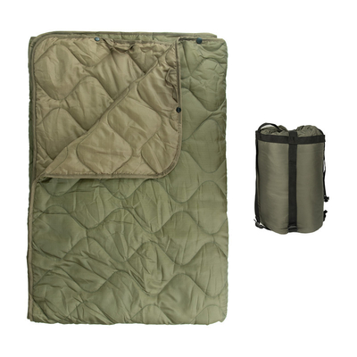 Outdoor Camping Emergency Cotton Camouflage Quilt Nap Blanket Button Multifunctional Quilt