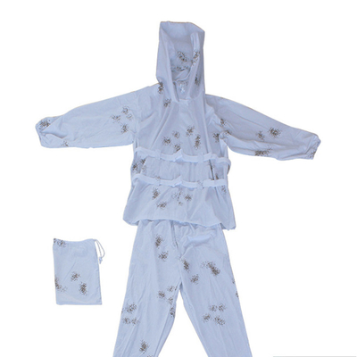 Cotton Snow Camouflage Clothing Three Piece White Ghillie Suit