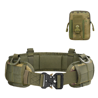 Russian Camouflage Tactical Security Belt Adjustable With Military Tactical Waist Belt Bag