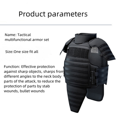 Customized Flame Retardant army vest bulletproof Black Stab-Proof Vest