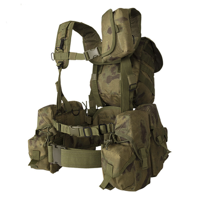 1000D Polyester Ruin Green Camouflage Combat Vest Military Gear