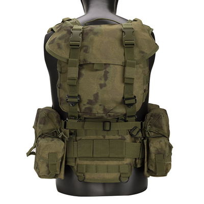 1000D Polyester Ruin Green Camouflage Combat Vest Military Gear