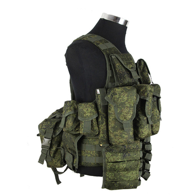 EMR 1000D Polyester Camouflage Tactical Vest With Digital Molle Pack