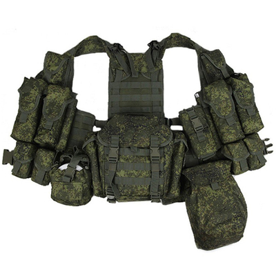 EMR 1000D Polyester Camouflage Tactical Vest With Digital Molle Pack