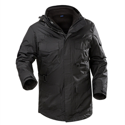 Tactical Windbreaker Hardshell Autumn and Winter Padded Coat Waterproof Detachable