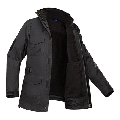 2XL Tactical Windbreaker Removable Lining Waterproof Tactical Fleece Jacket