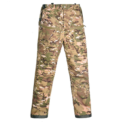 3XL Heat Storage Military Tactical CP Camo Cotton Pants with Side Zipper