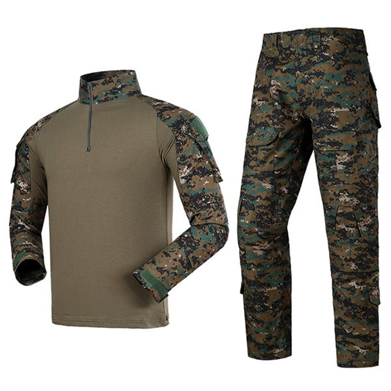 G2 Frog Army Tactical Uniform TC Plaid Military Combat Suit Moisture Absorption
