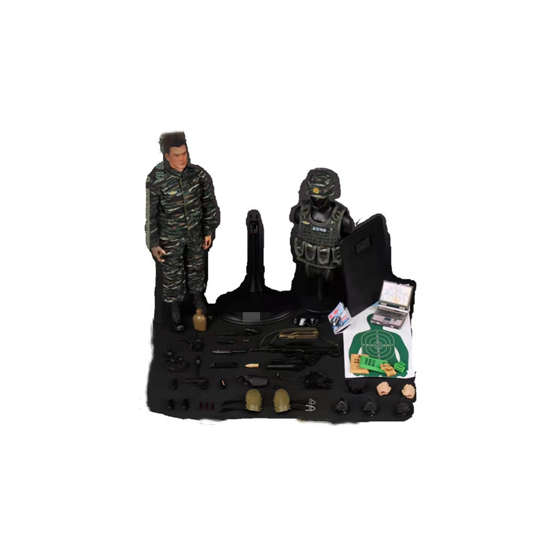 1/6 Model Toy Soldiers Finely Sculpted With Embroidered Tactical Badge