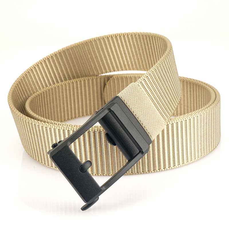 Adjustable 120cm Nylon Military Belt Zinc Alloy Automatic Buckle Battle Belt Tactical